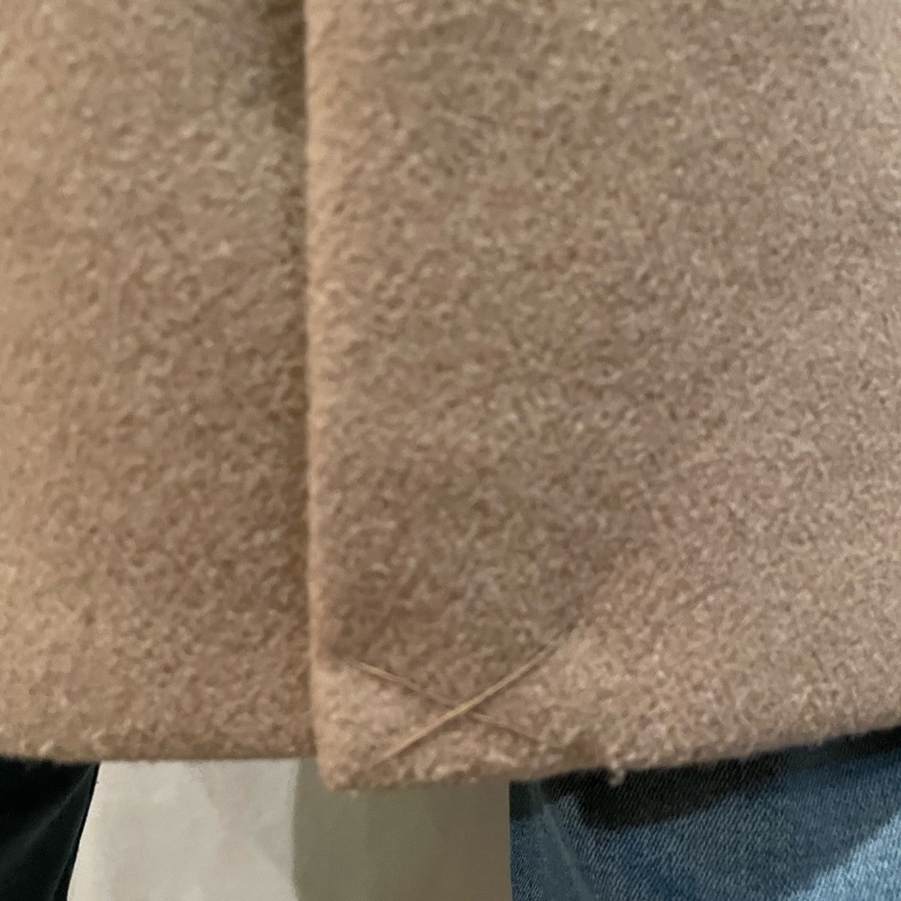 Zara Long Single-Breasted Trench Coat in Camel - Picture 4 of 6